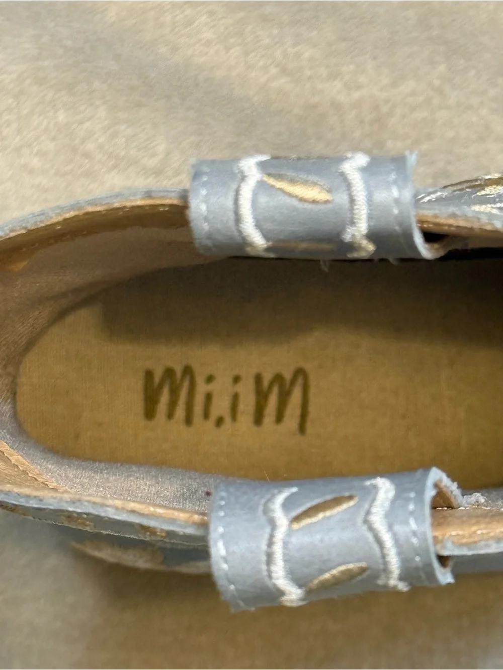 Mi.iM Size 8 Grey Floral Embroidered Western Boots Dingo Primrose Dupe